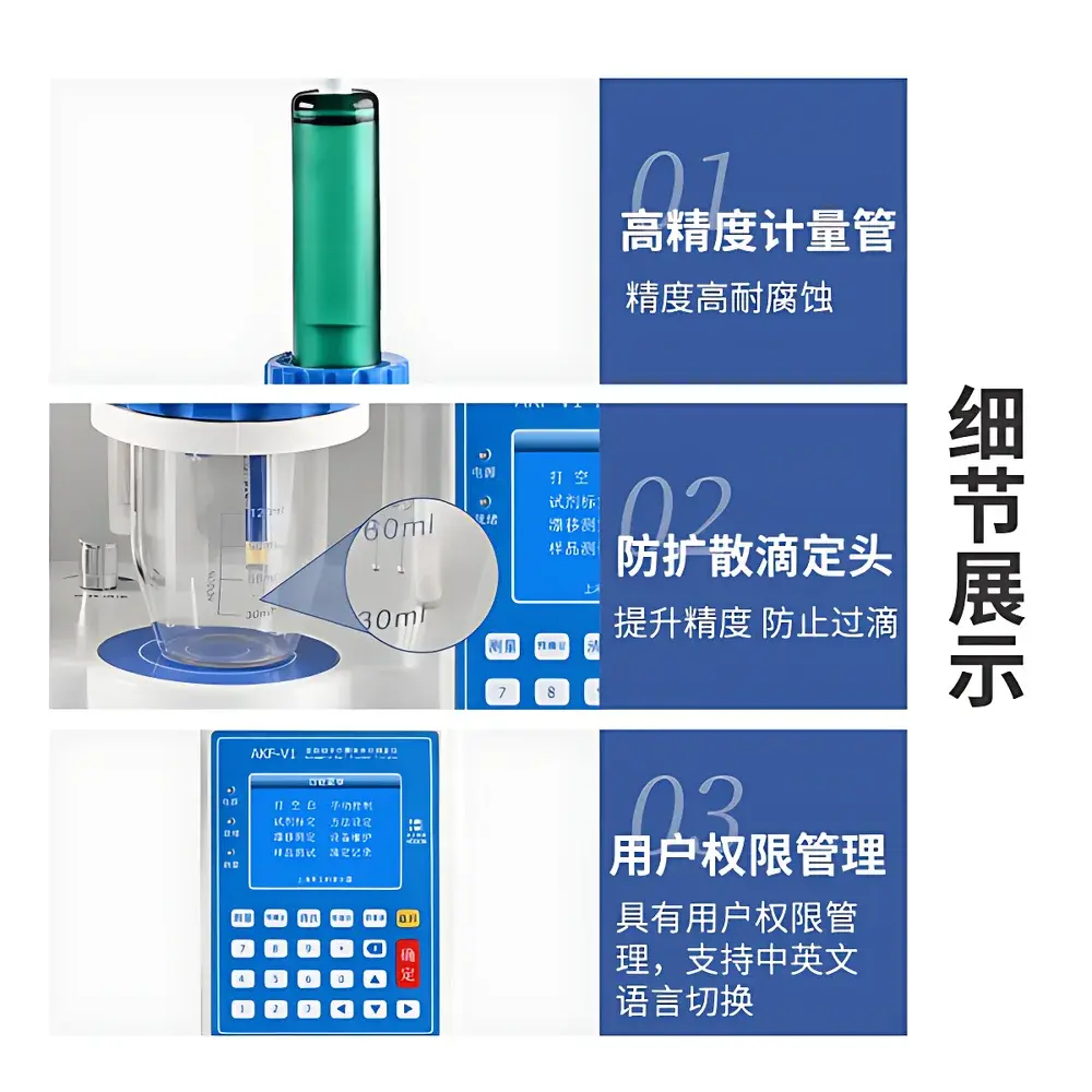 HOGON AKF-V1 Fully Automated Volumetric Karl Fischer Moisture Titrator