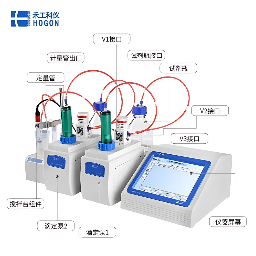 HOGON MT-V6 Color-Enabled Automatic Potentiometric Titrator