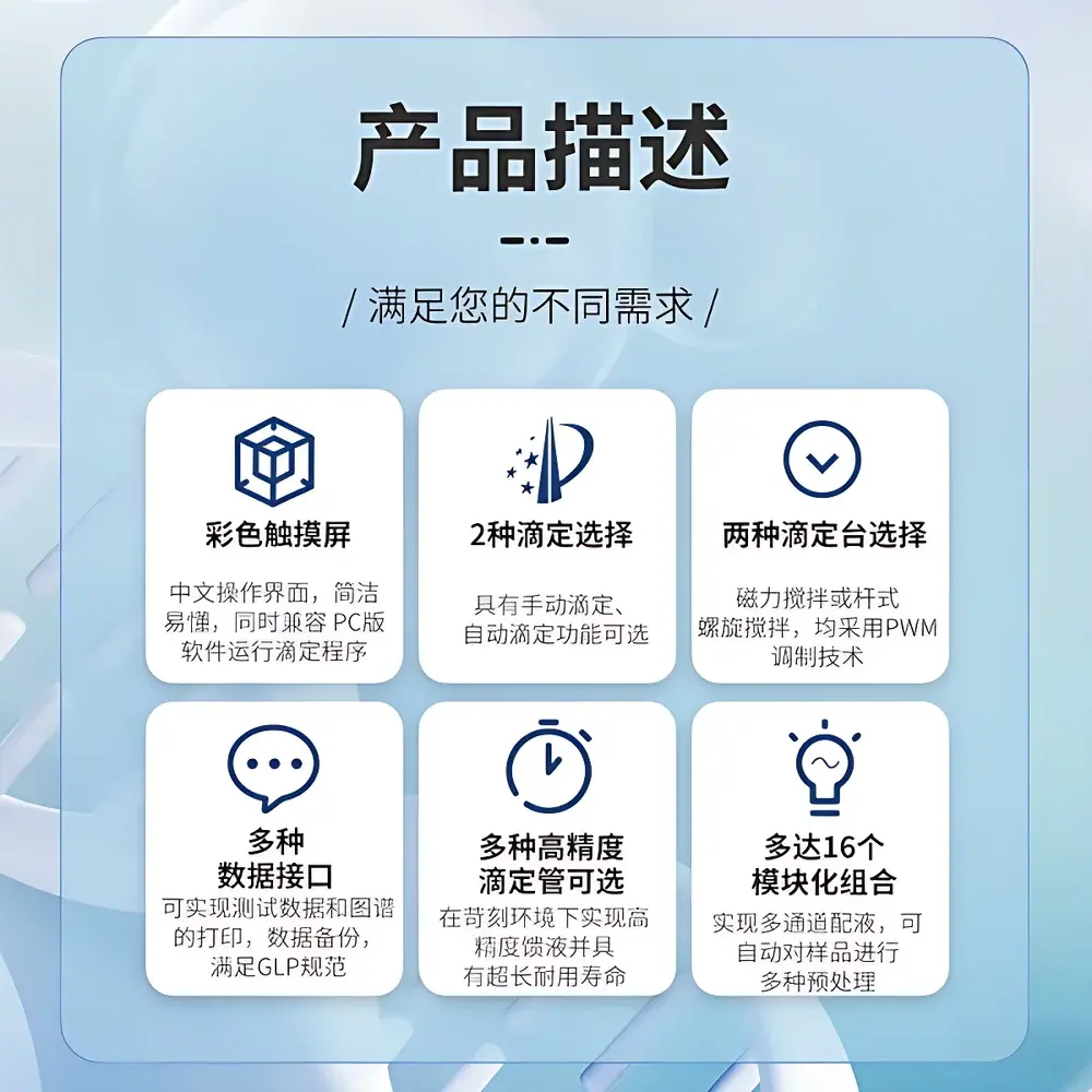 HOGON MT-V6 Color-Enabled Automatic Potentiometric Titrator