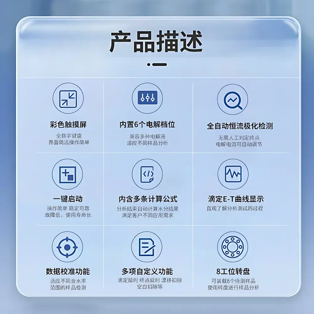 HOGON AKF-CH7 Coulometric Karl Fischer Moisture Titrator for 5-Benzylthiotetrazole in Cephalosporin Analysis