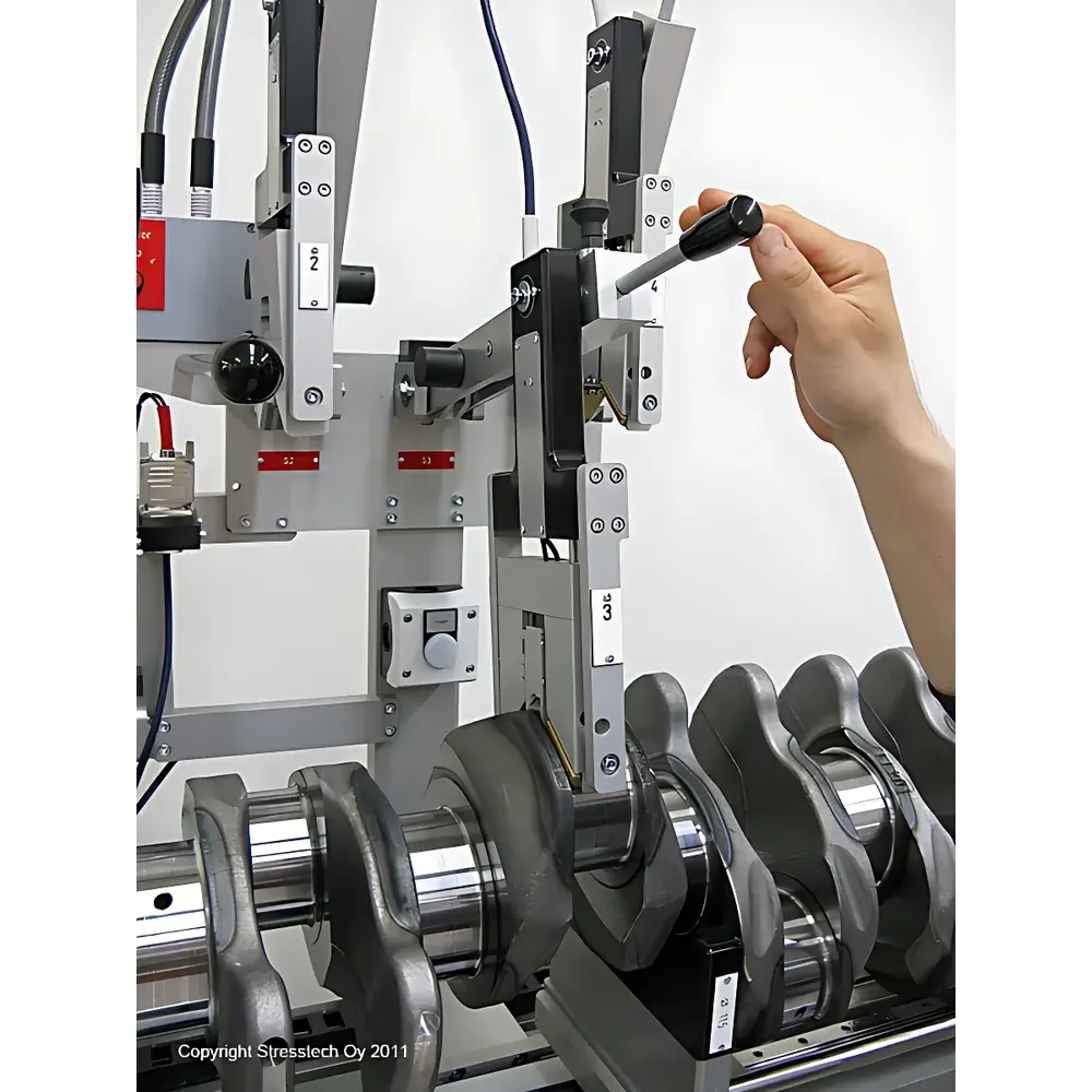 Stresstech CrankScan Barkhausen Noise-Based Crankshaft Grinding Burn Detection System