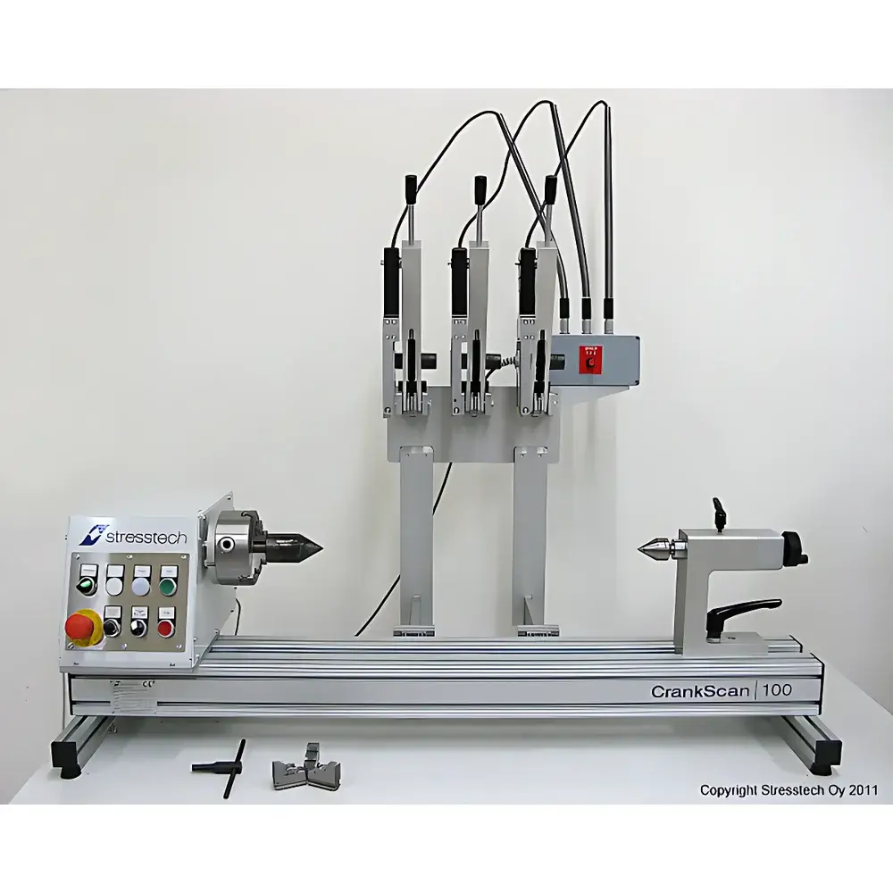 Stresstech CrankScan Barkhausen Noise-Based Crankshaft Grinding Burn Detection System