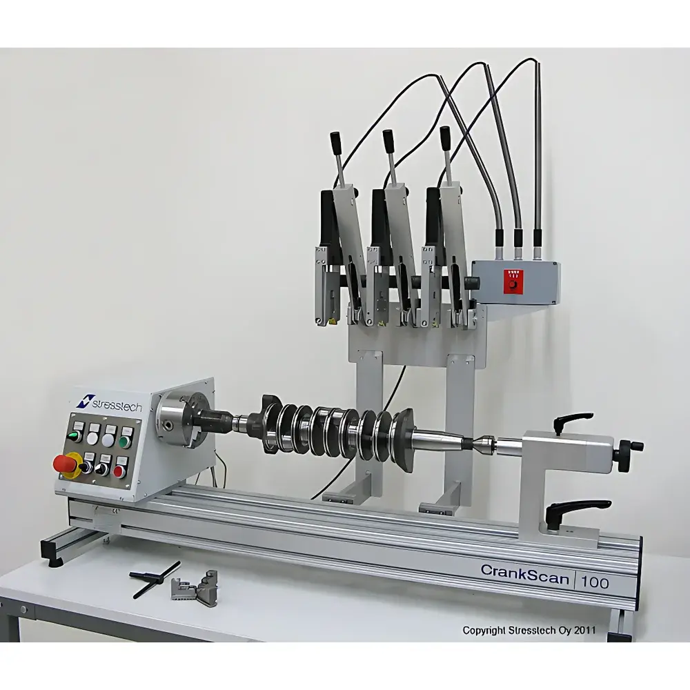 Stresstech CrankScan Barkhausen Noise-Based Crankshaft Grinding Burn Detection System