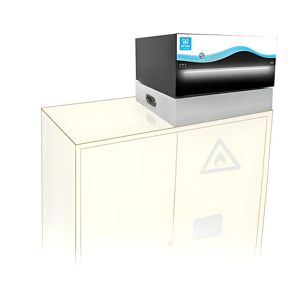 Erlab Chemtrap H402 Smart Fire-Rated Chemical Storage Cabinet with Integrated Active Filtration System