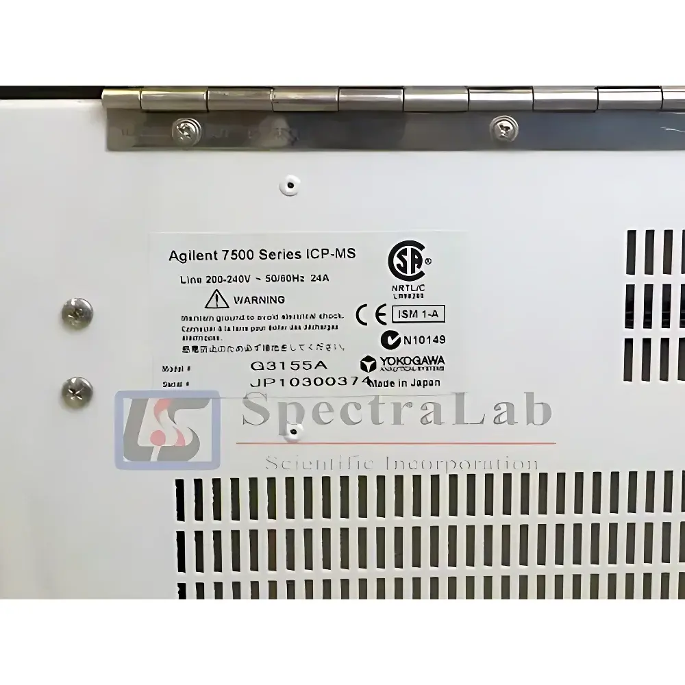 Agilent 7500c ICP-MS System with ASX-500 Autosampler