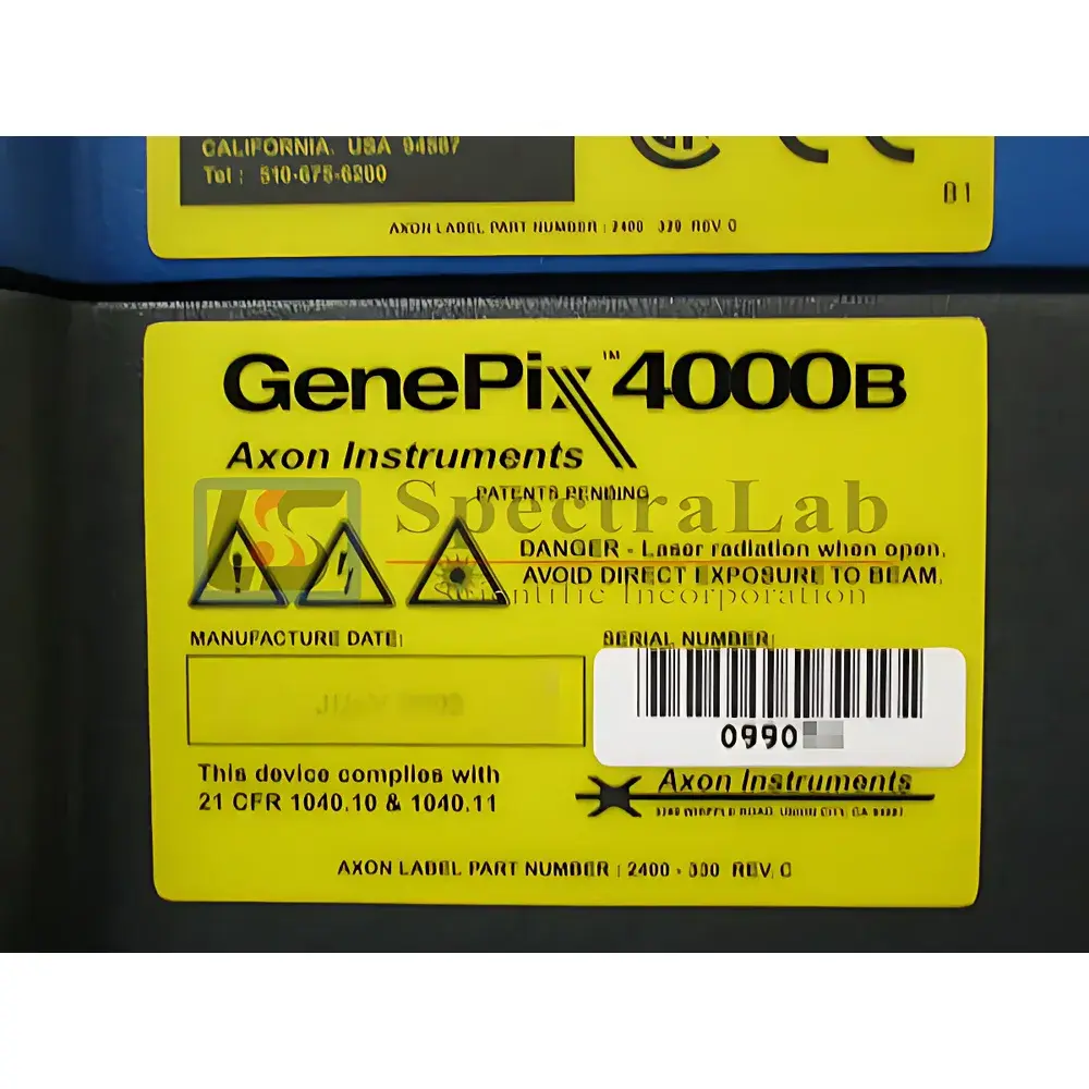 Molecular Devices GenePix 4000B Microarray Scanner