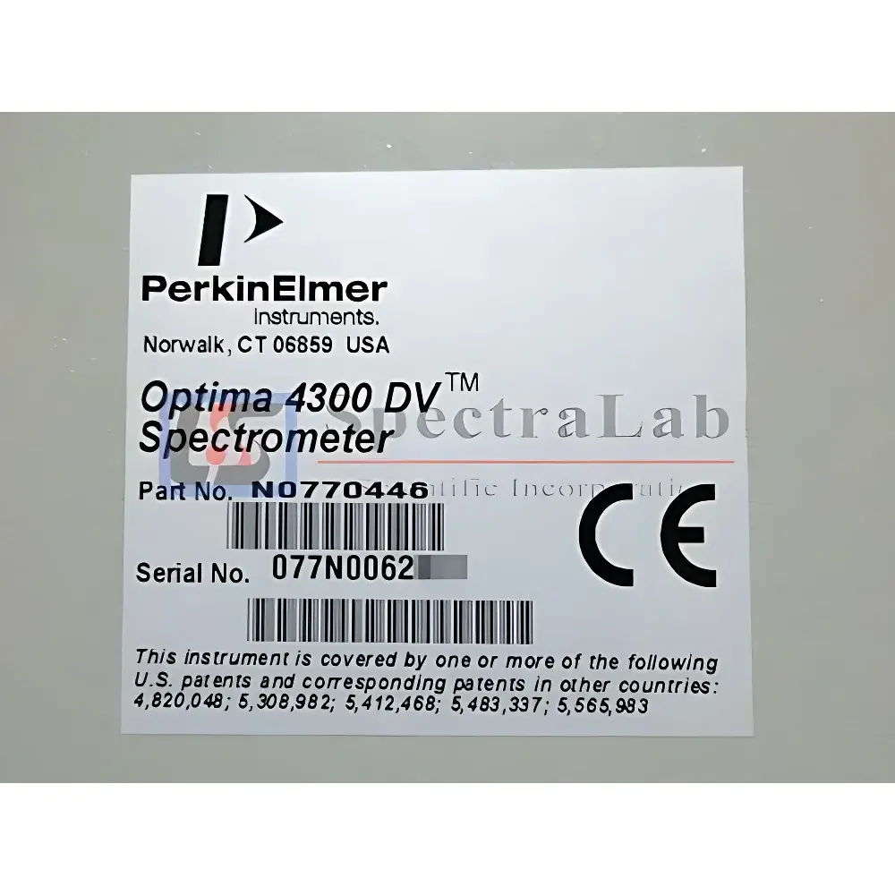 PerkinElmer Optima 4300 DV Inductively Coupled Plasma Optical Emission Spectrometer (ICP-OES)