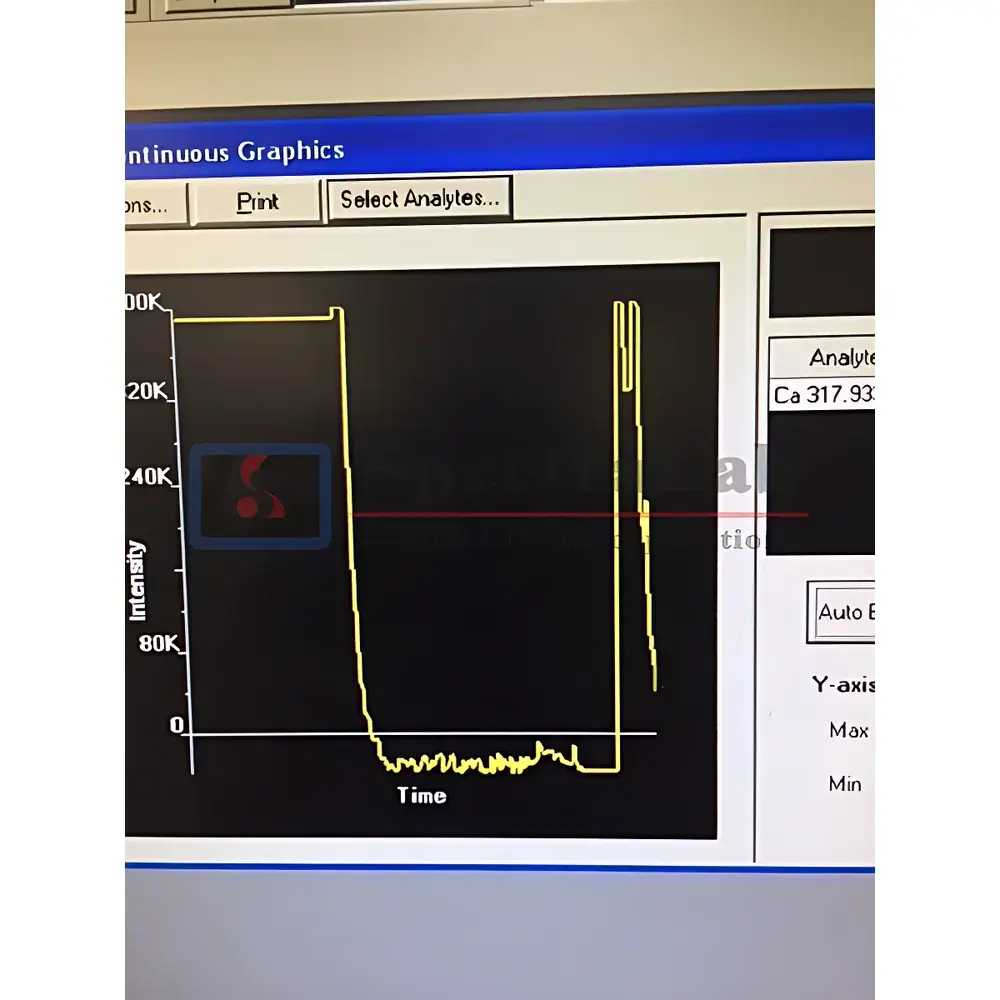 PerkinElmer Optima 2100 DV Inductively Coupled Plasma Optical Emission Spectrometer (ICP-OES)