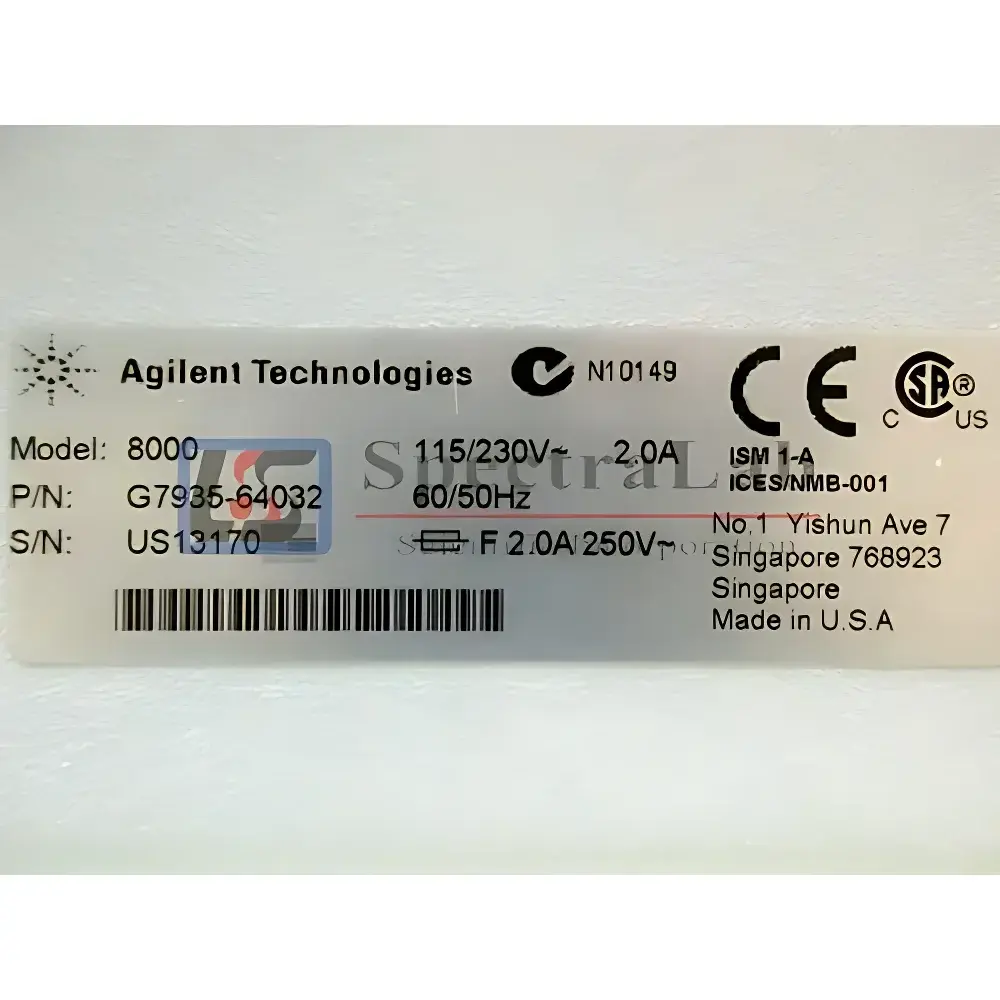 Agilent 8000 Automated Dissolution Sampling Station
