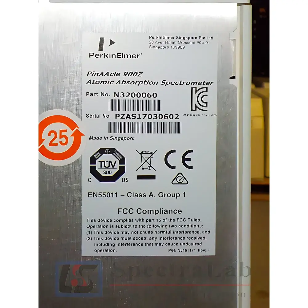 PerkinElmer PinAAcle 900Z Atomic Absorption Spectrometer (Refurbished)