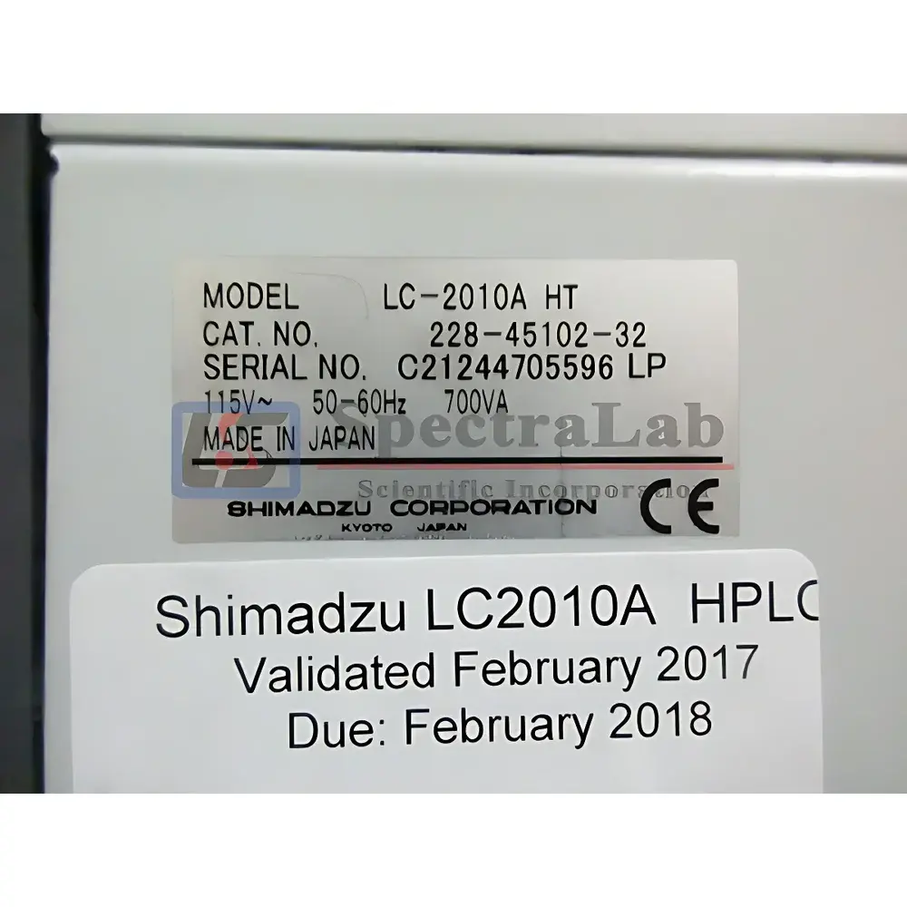 Shimadzu LC-2010A HT Integrated High-Performance Liquid Chromatograph (Used, Refurbished)