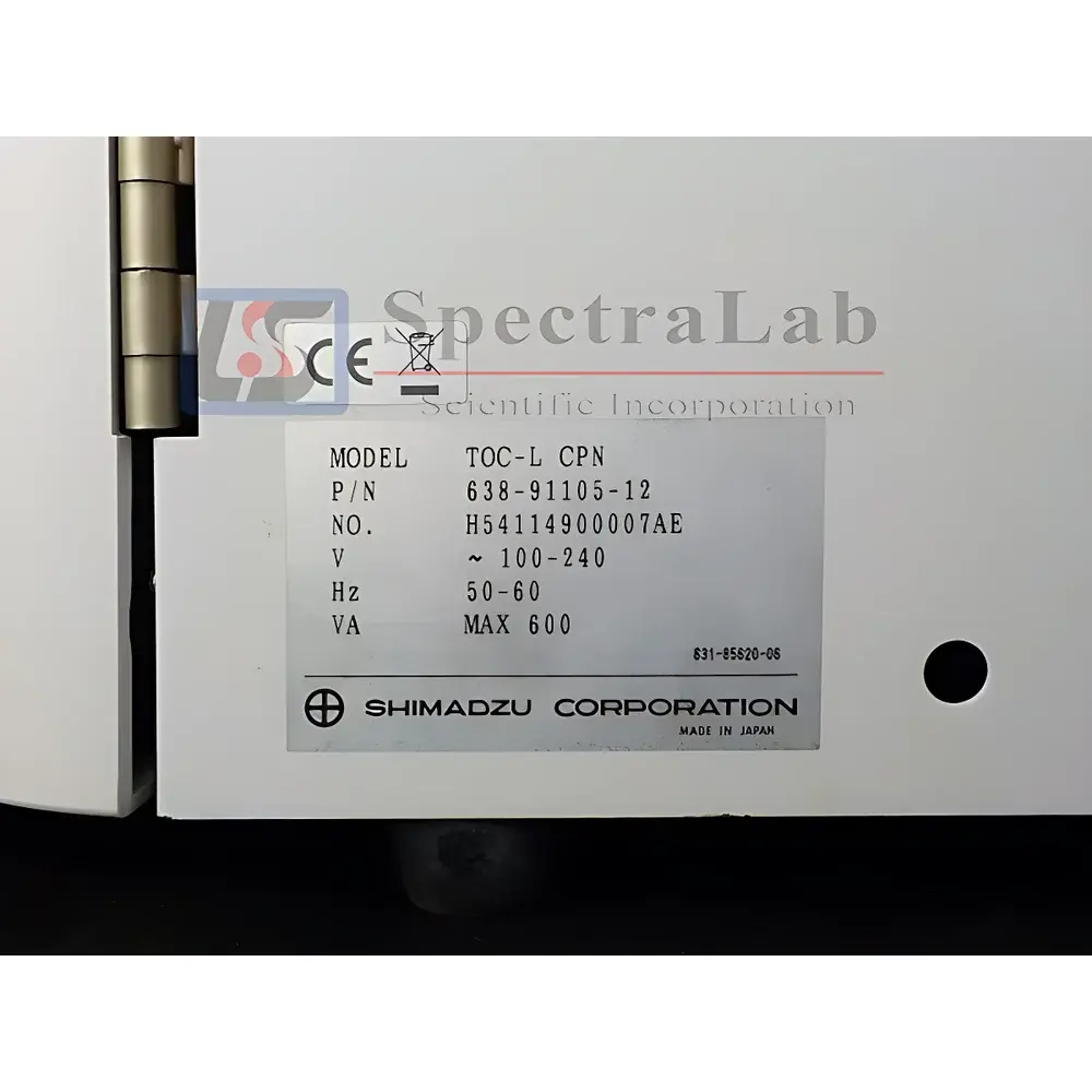 Shimadzu TOC-L CPN Total Organic Carbon Analyzer (Refurbished)