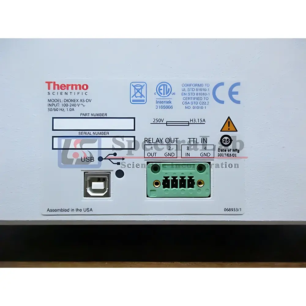 Thermo Fisher Dionex AS-DV Automated Sample Injector