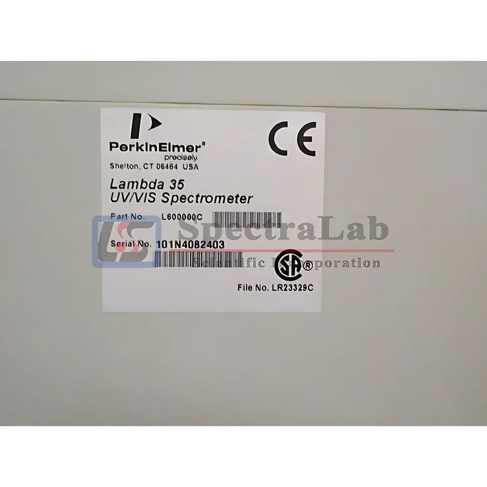 PerkinElmer Lambda 35 UV-Vis Spectrophotometer (Refurbished)