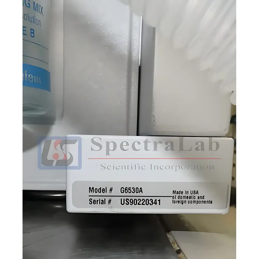 Agilent 6530A Q-TOF Liquid Chromatography Quadrupole Time-of-Flight Mass Spectrometer