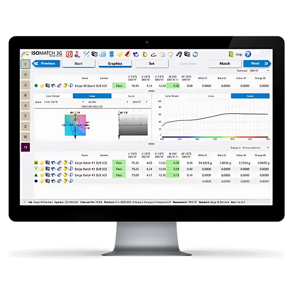 HunterLab ISOMATCH 3G Color Matching Software