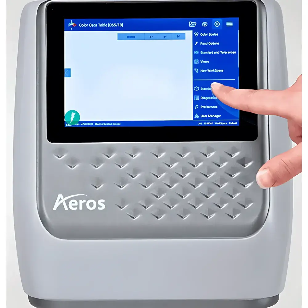 HunterLab Aeros Non-Contact 0/45° Spectrophotometric Color Measurement System