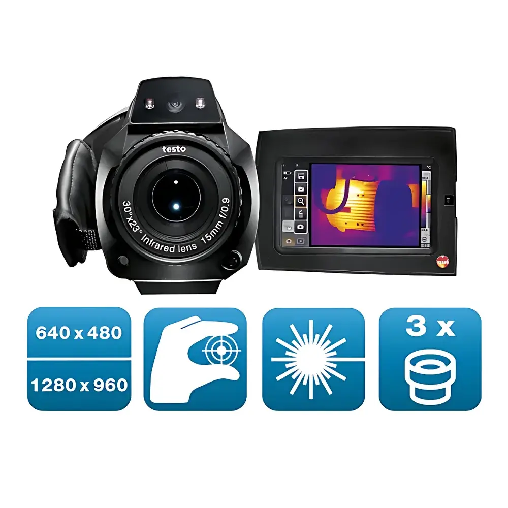 Testo 890 High-Resolution Infrared Thermal Imaging Camera