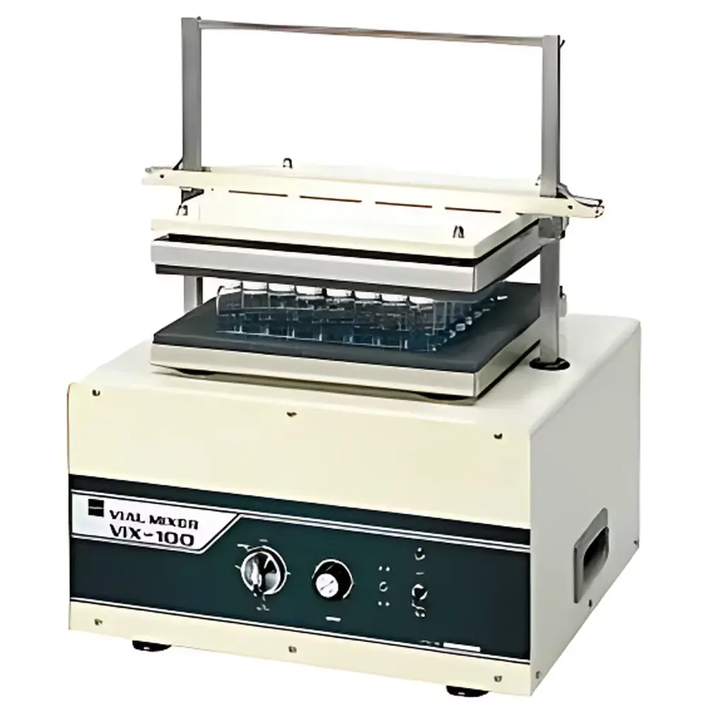 TAITEC VIX-100 High-Capacity Glass Vial Orbital Shaker with Reverse Function