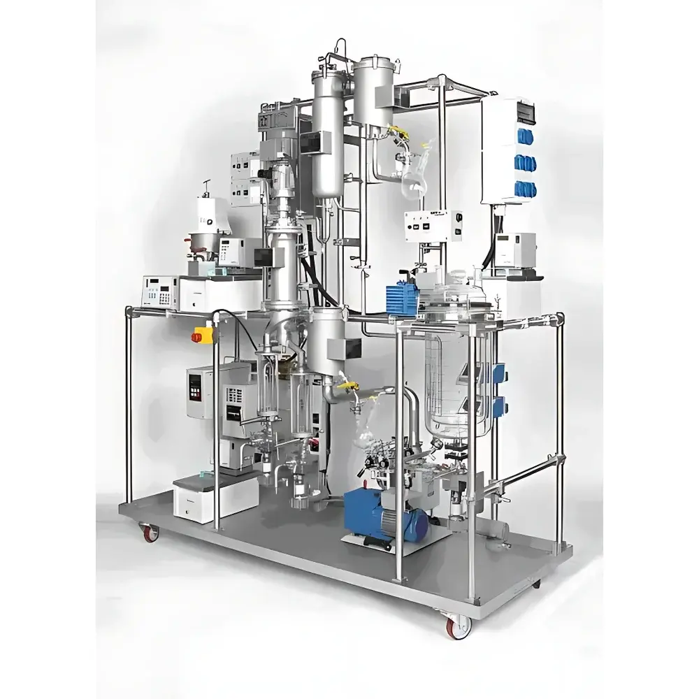 UIC EA10-KD6 Bench-Scale Short-Path Molecular Distillation System with Integrated Vacuum Degassing Unit