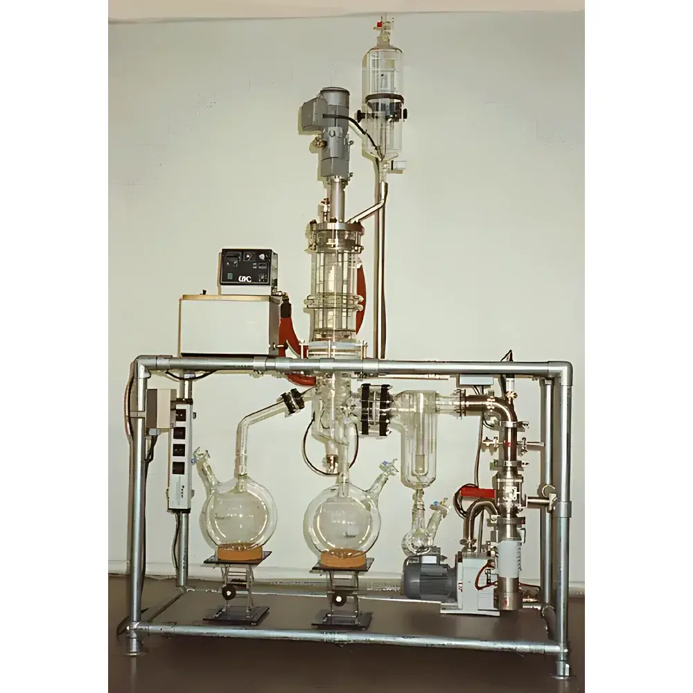 UIC KDL10 Pilot-Scale Glass Short-Path (Molecular) Distillation System