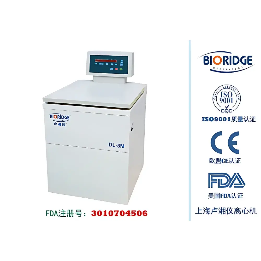 LuXiangYi DL-5M High-Capacity Refrigerated Floor-Standing Centrifuge