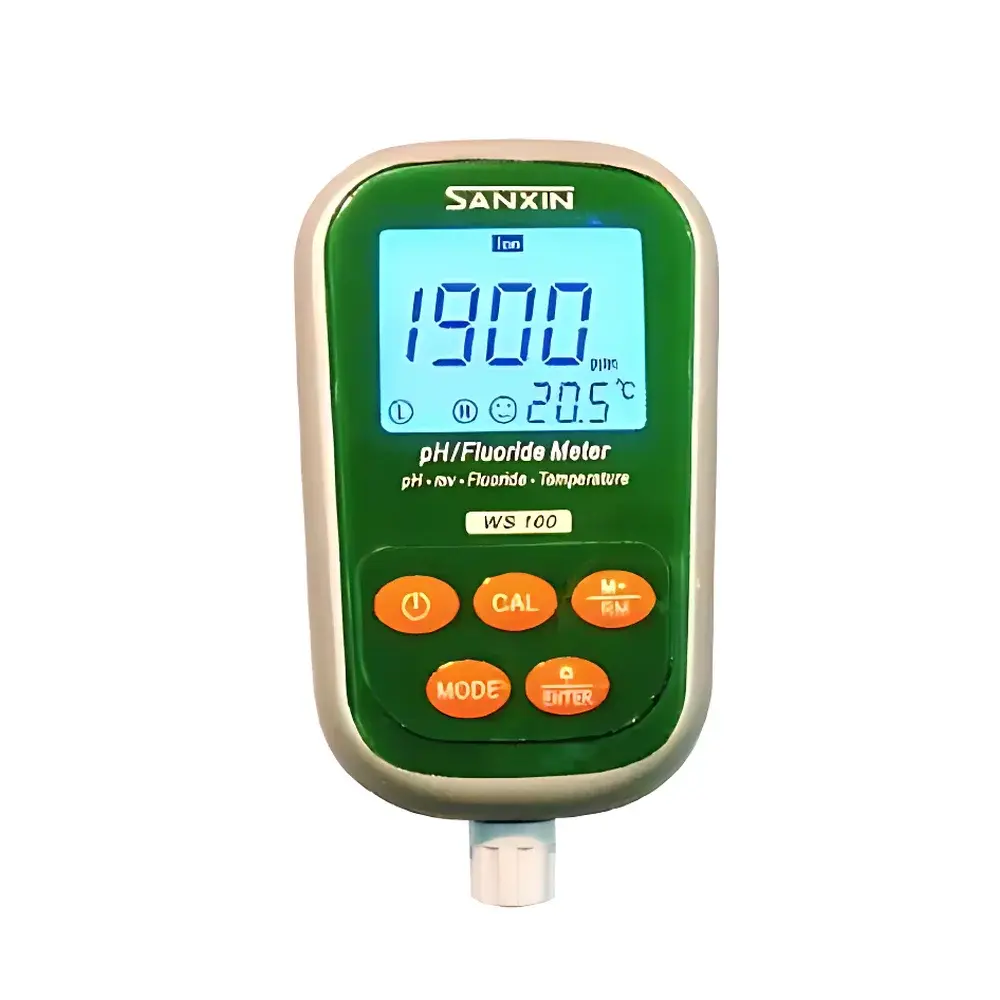 SANXIN WS100 Portable pH / Fluoride Ion Concentration Meter