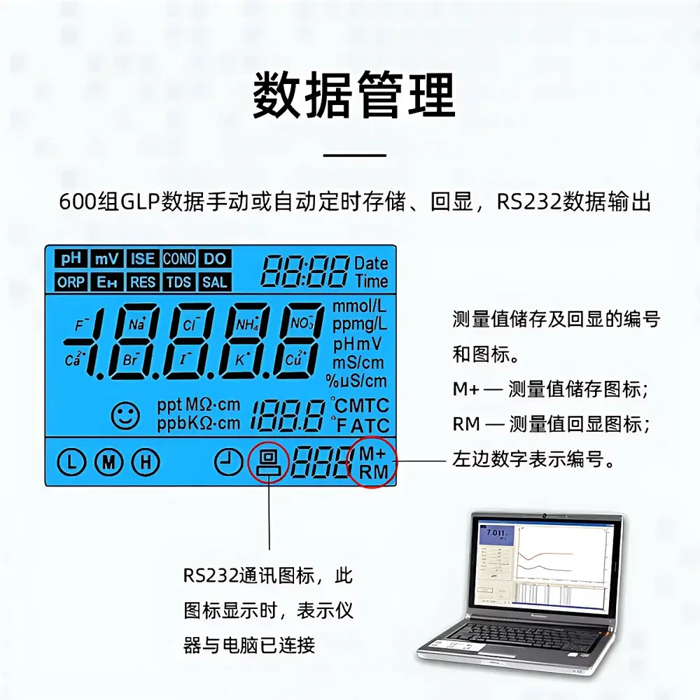 SANXIN MP519 Fluoride Ion Concentration Meter