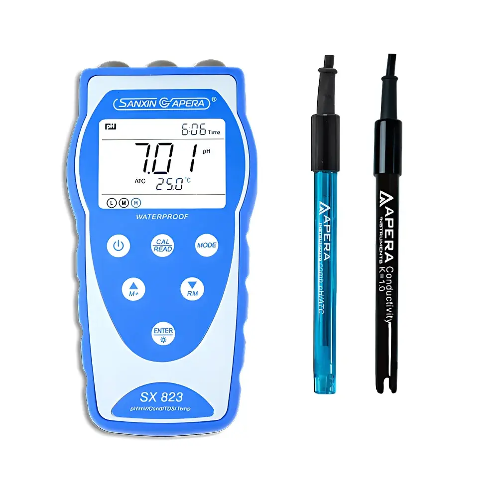 SANXIN SX823 Portable pH/Conductivity Water Quality Analyzer