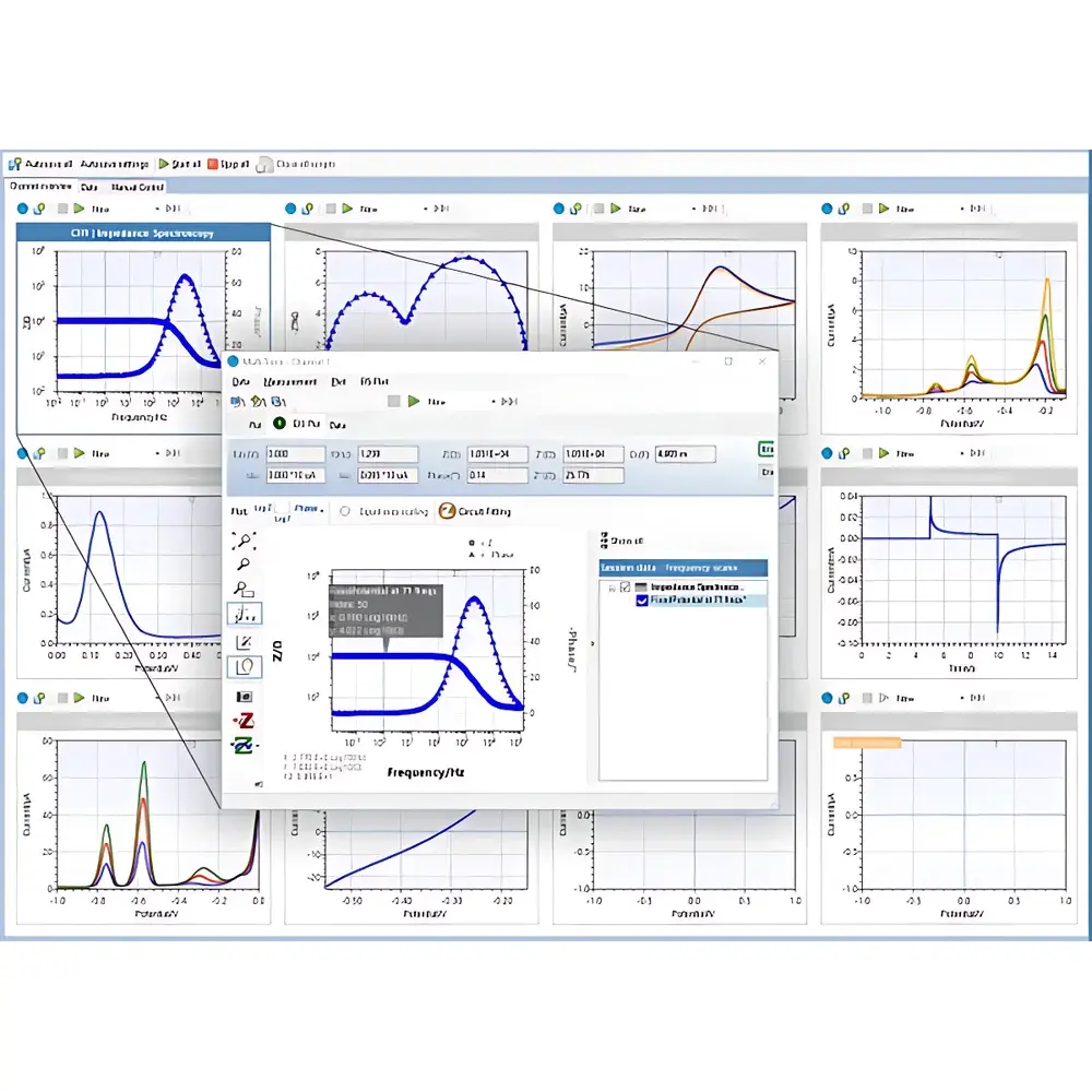 MultiPalmSens4 Multi-Channel Electrochemical Workstation with Integrated EIS Capability