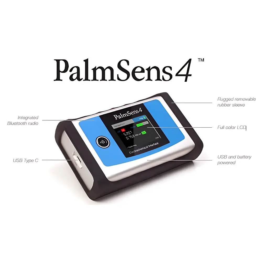 PalmSens PS4&MUX8/MUX16 Eight-Channel Portable Electrochemical Workstation