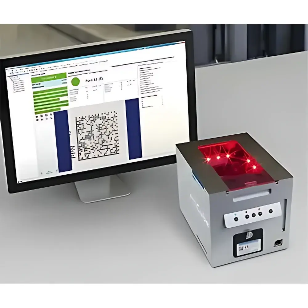 REA VeriCube Matrix and 1D Barcode Verification System