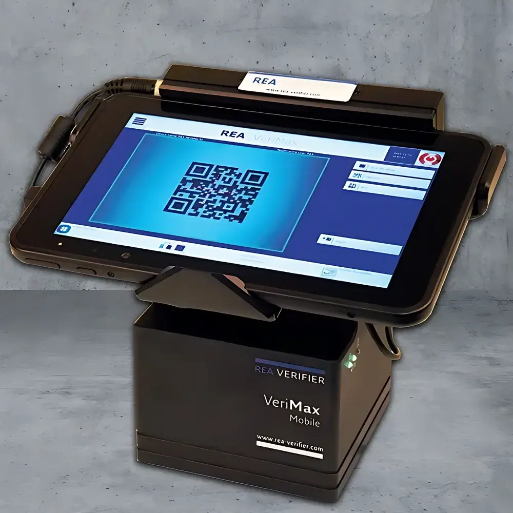 REA VeriMax Mobile Portable Barcode and 2D Code Verification System
