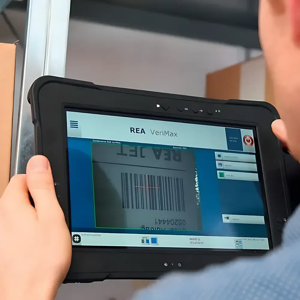 REA VeriMax Mobile Portable Barcode and 2D Code Verification System