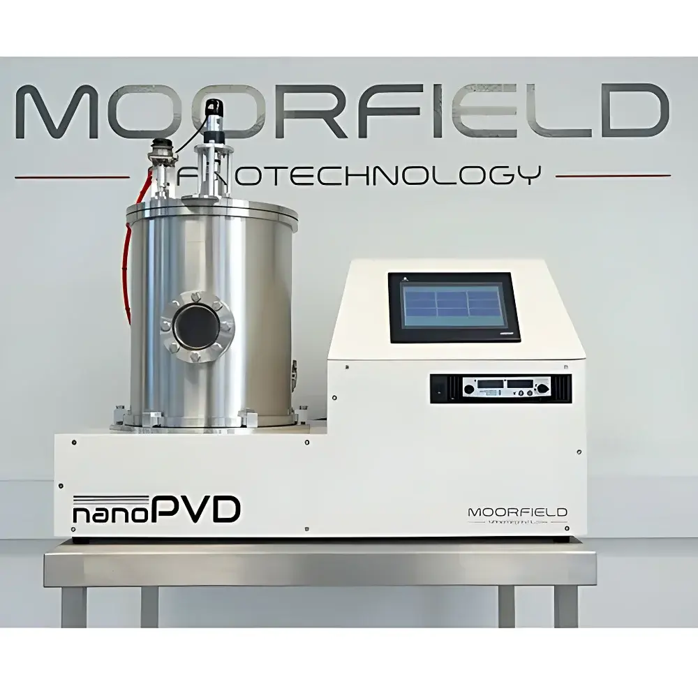 Moorfield nanoPVD Series – oPVD S10A / S10A-WA / T15A Desktop Physical Vapor Deposition Systems
