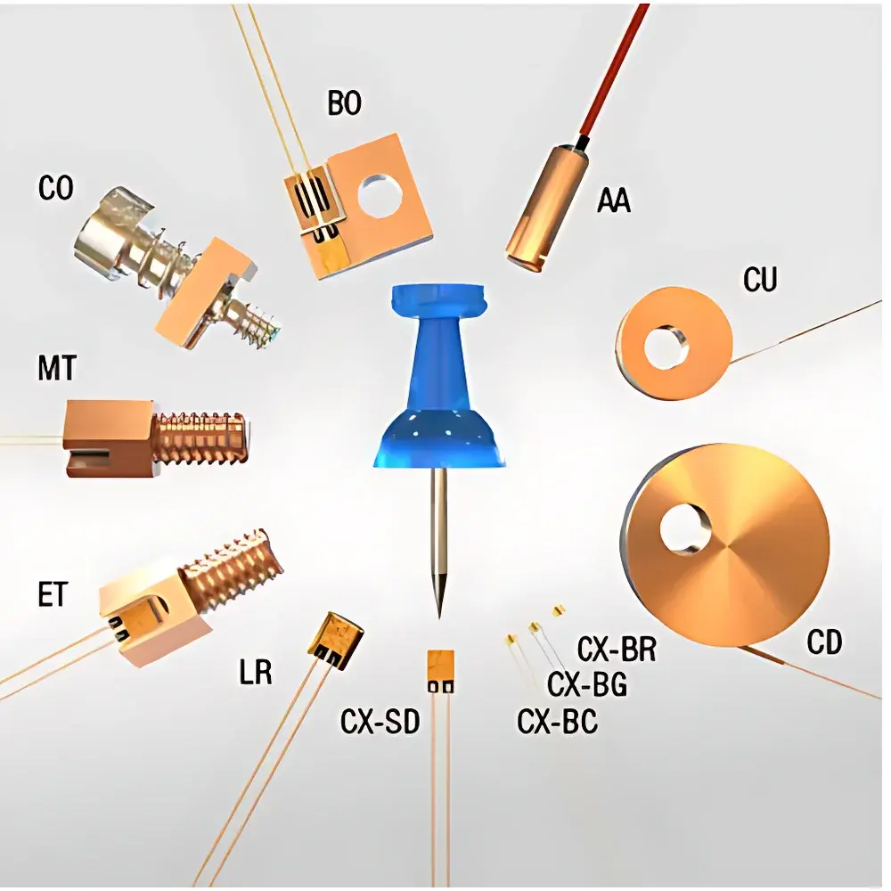 Lake Shore Cernox® Thin-Film Cryogenic Temperature Sensors