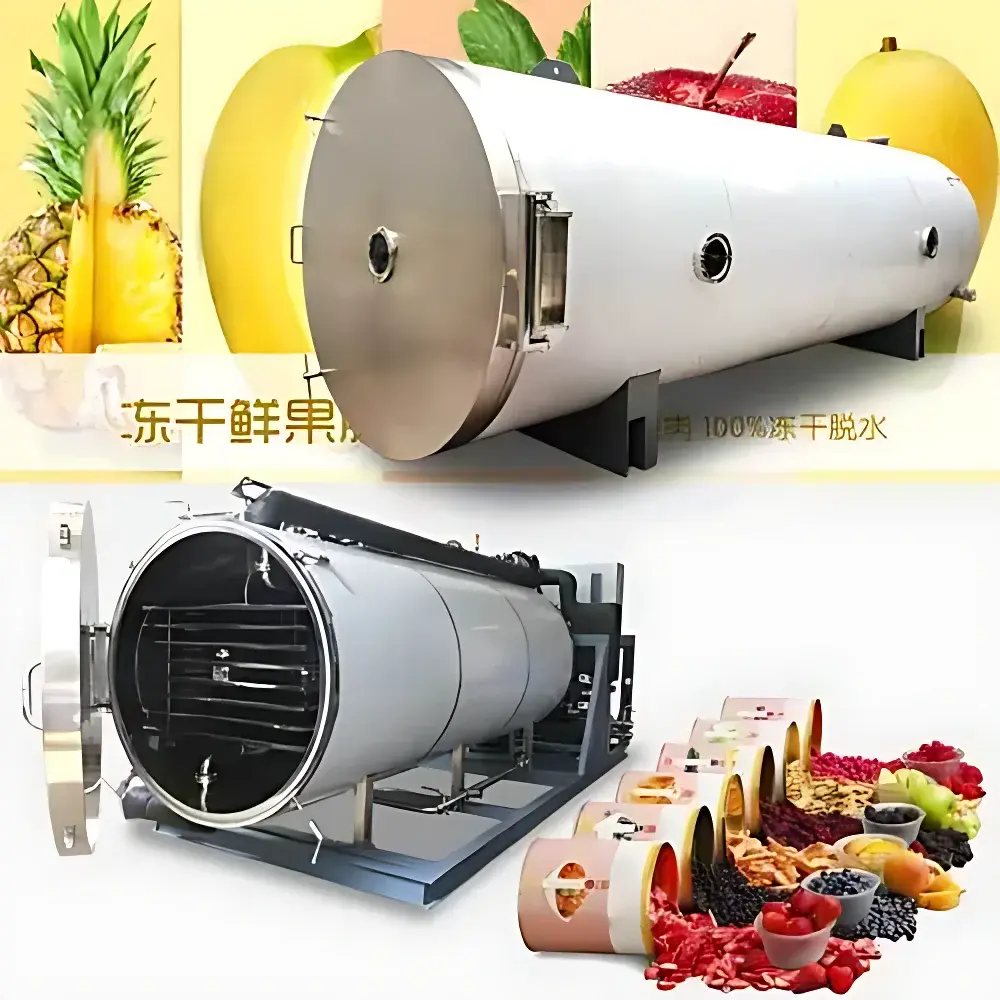 Tianfeng TF-FZG-50 Industrial-Scale Vacuum Freeze Dryer for Fruits, Vegetables & Herbal Materials (e.g., Ginseng Powder)
