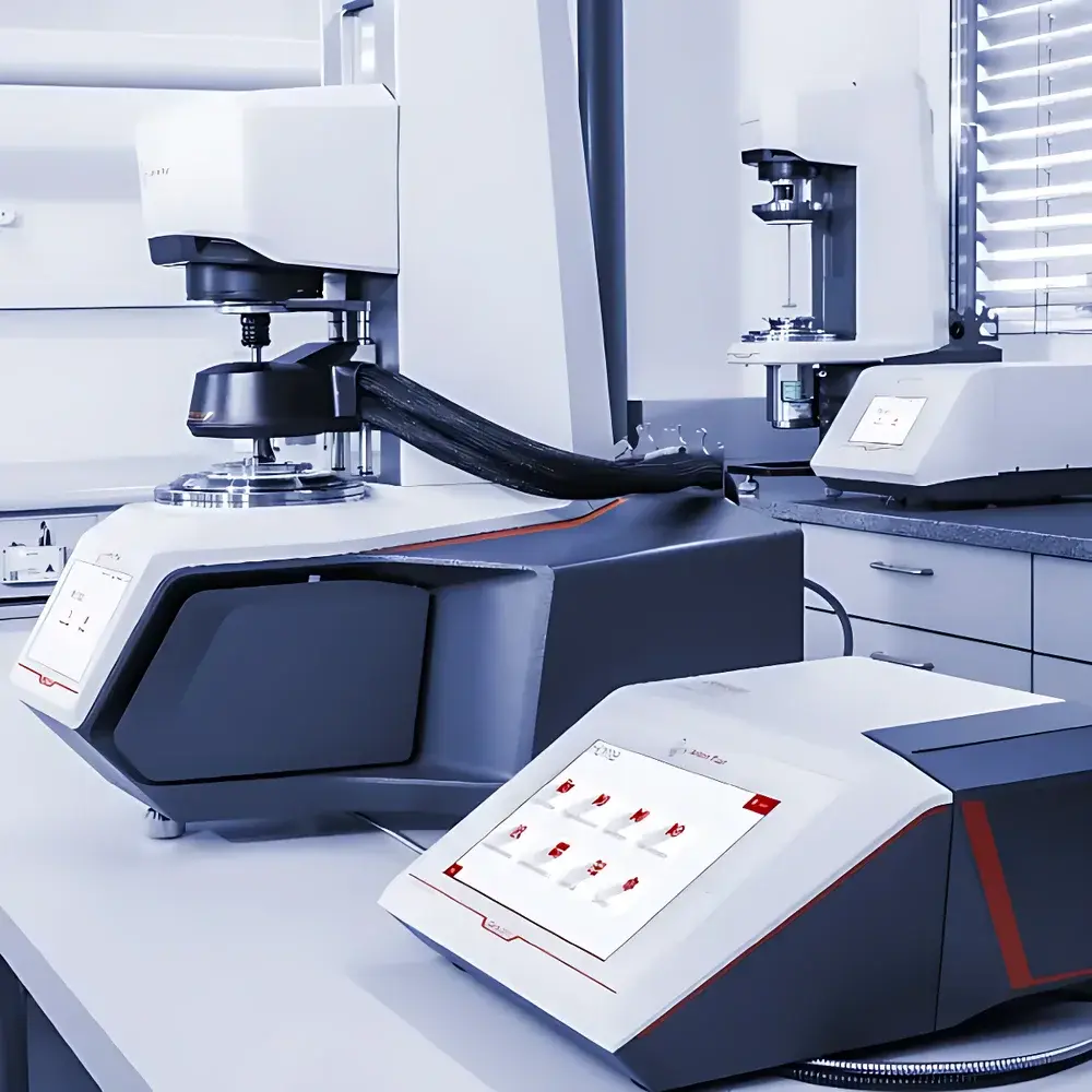 Anton Paar MCR Rheometer + Cora 5001 Raman Spectrometer Hybrid System