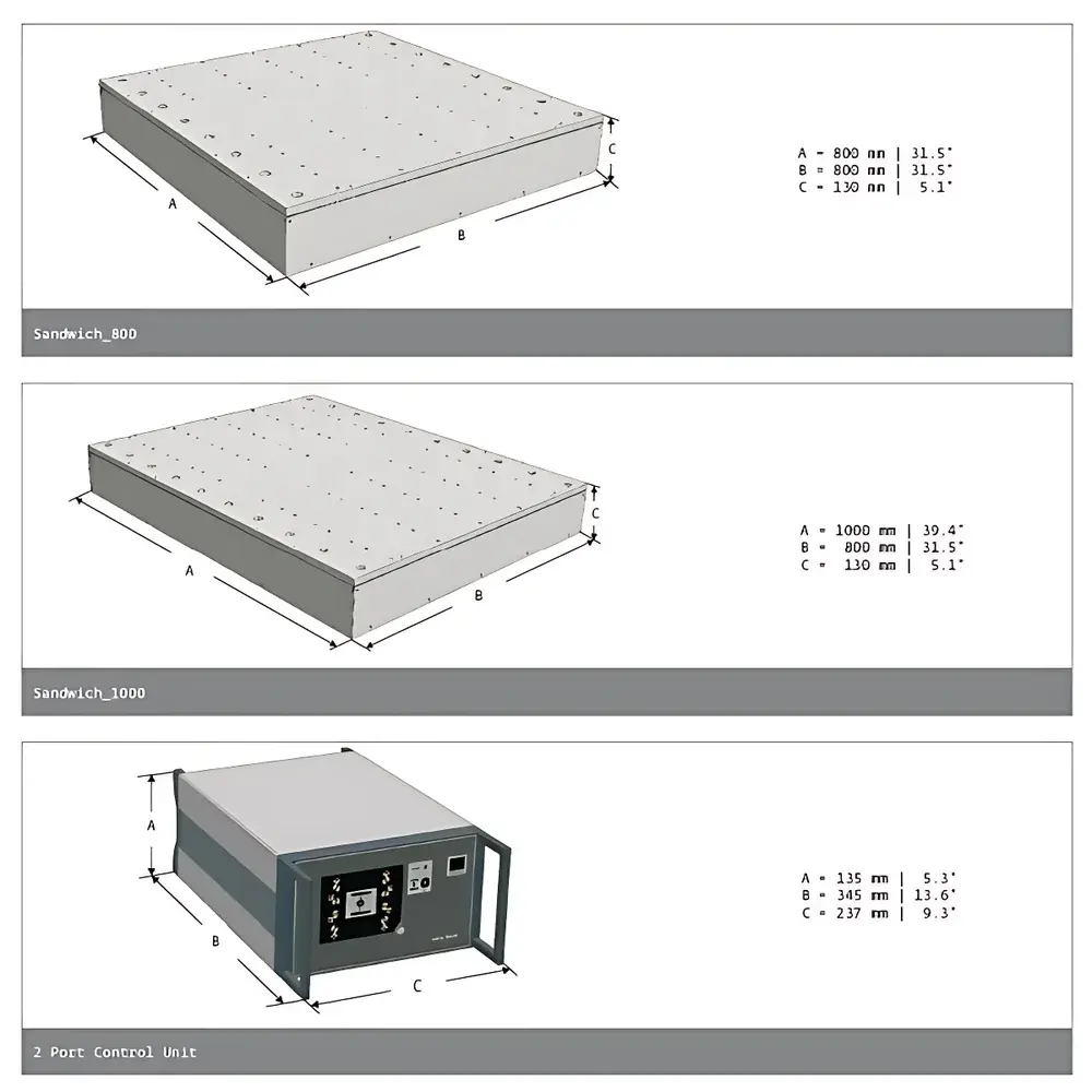 Accurion SW1000-8.0 Active Vibration Isolation Platform for Electron Microscopy