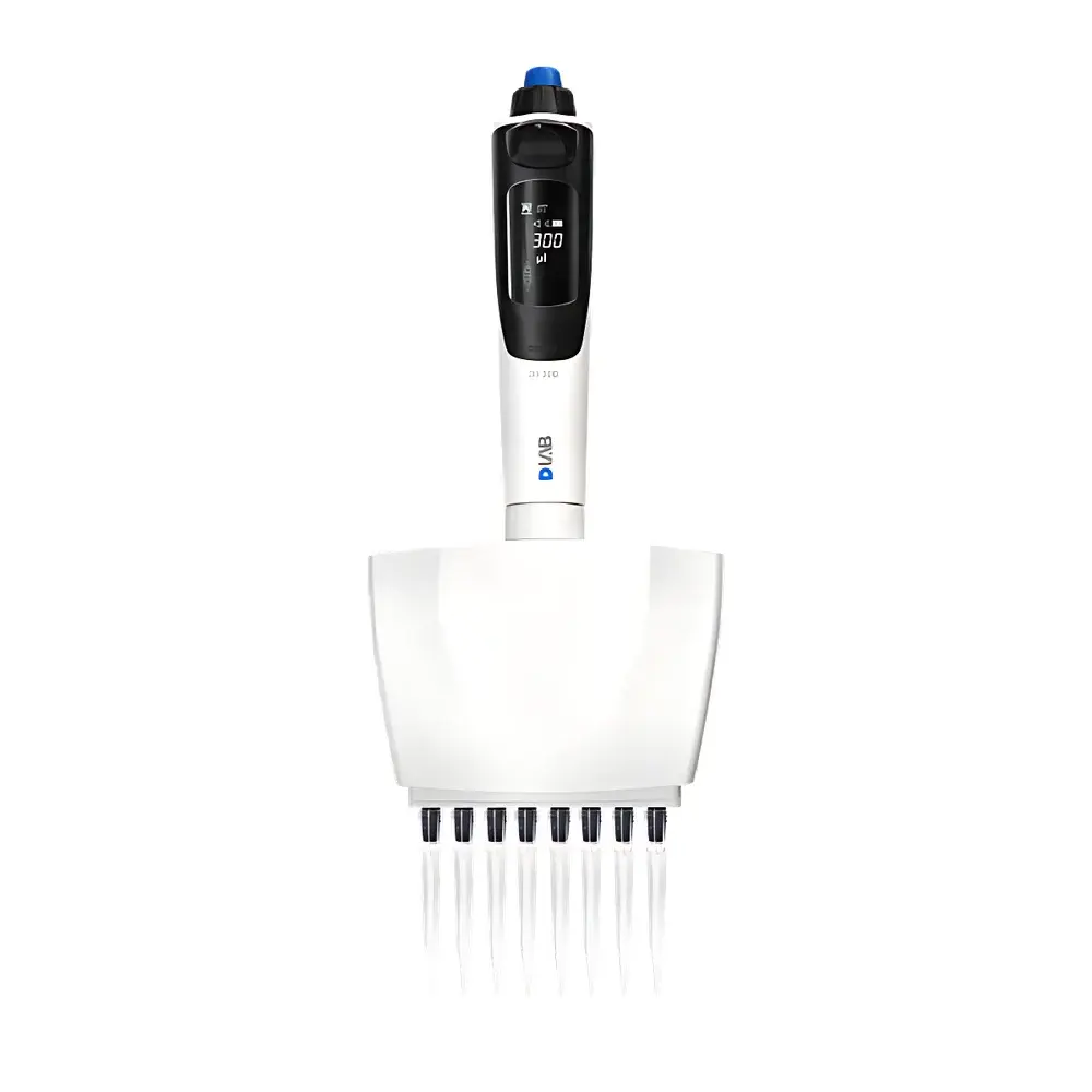 DLAB dPette+ Multi-Channel Electronic Pipette (8-Channel)