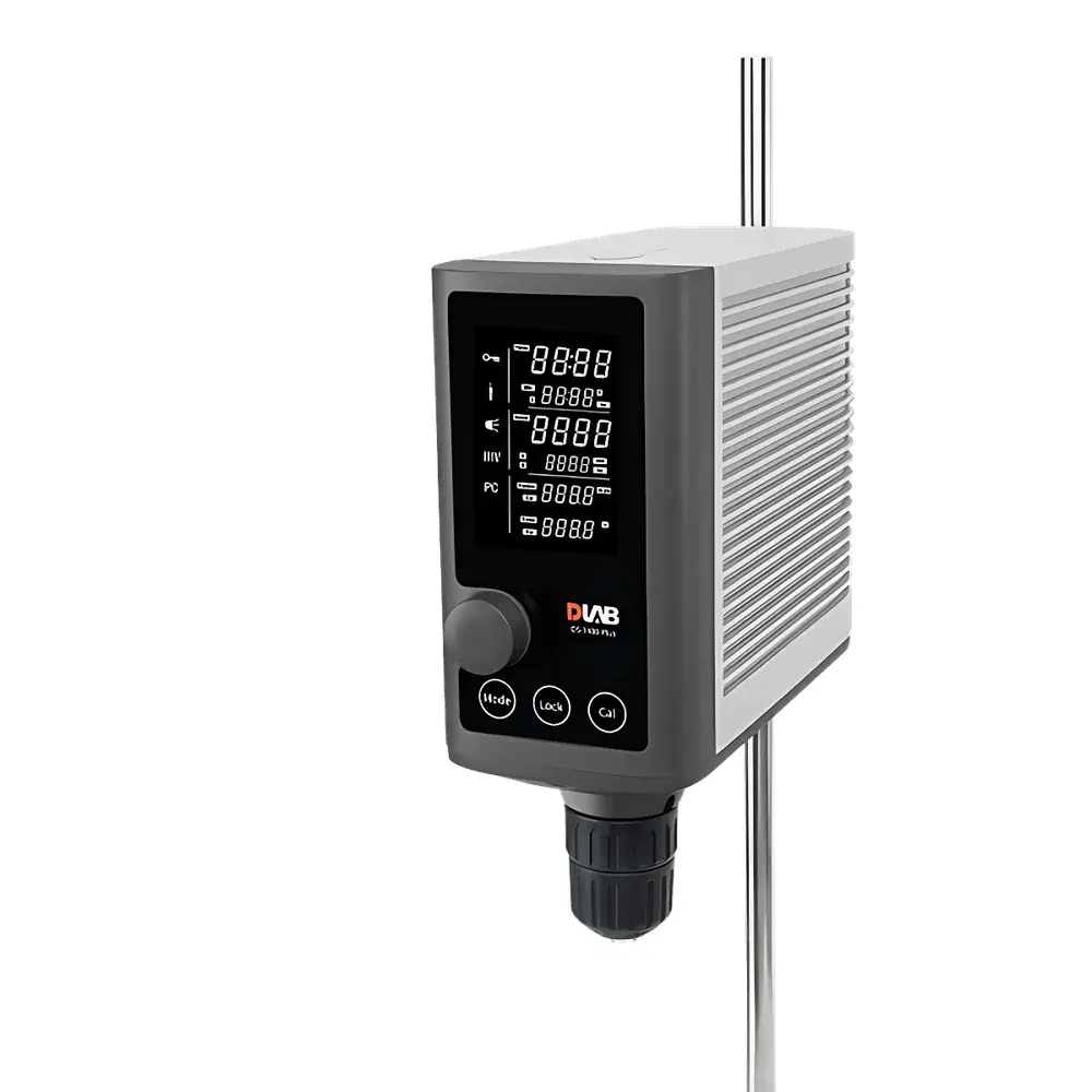DLAB OS-T400-Plus LCD Digital Overhead Stirrer with Timer and External Temperature Monitoring