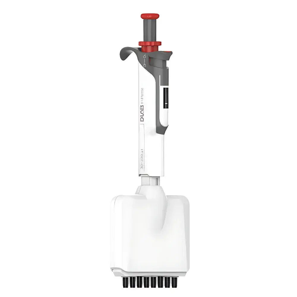 DLAB HiPette 8-Channel Adjustable Manual Pipette