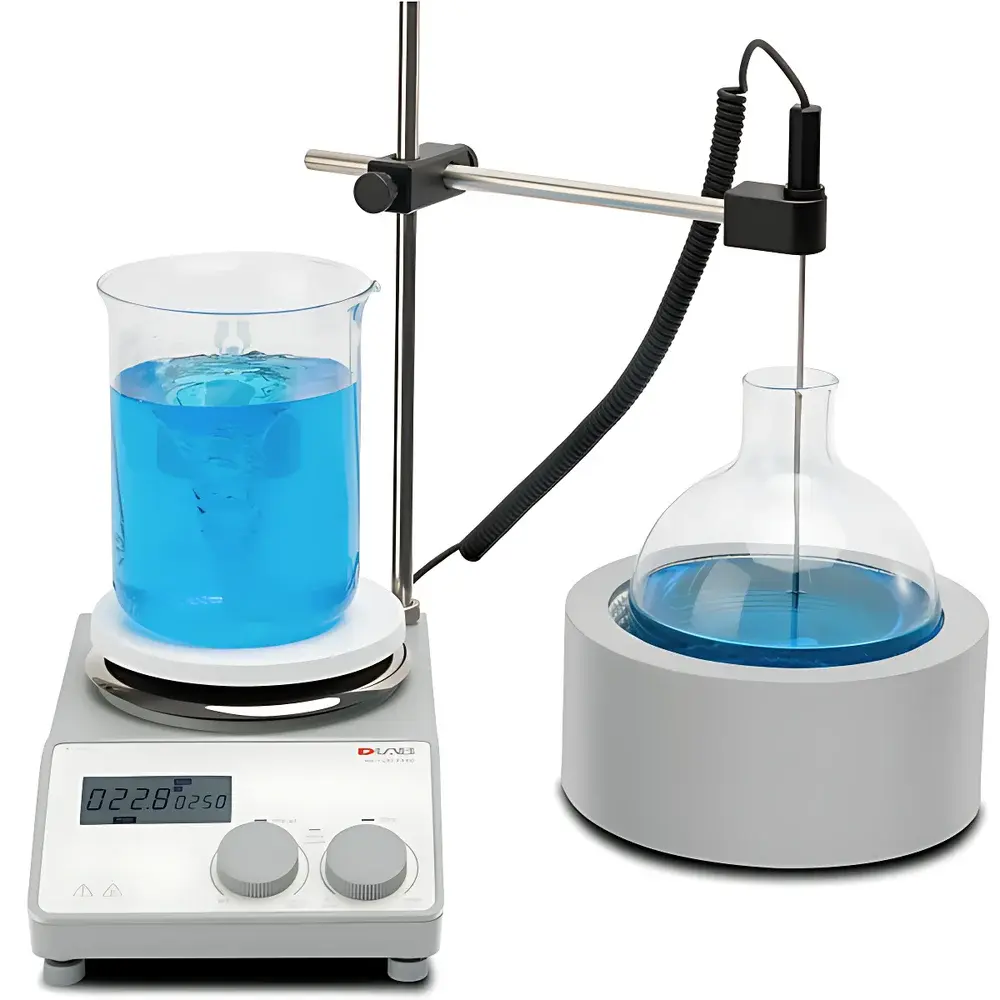 DLAB MS-H280 Series LCD Digital Programmable Heating Mantle with Integrated Magnetic Stirrer