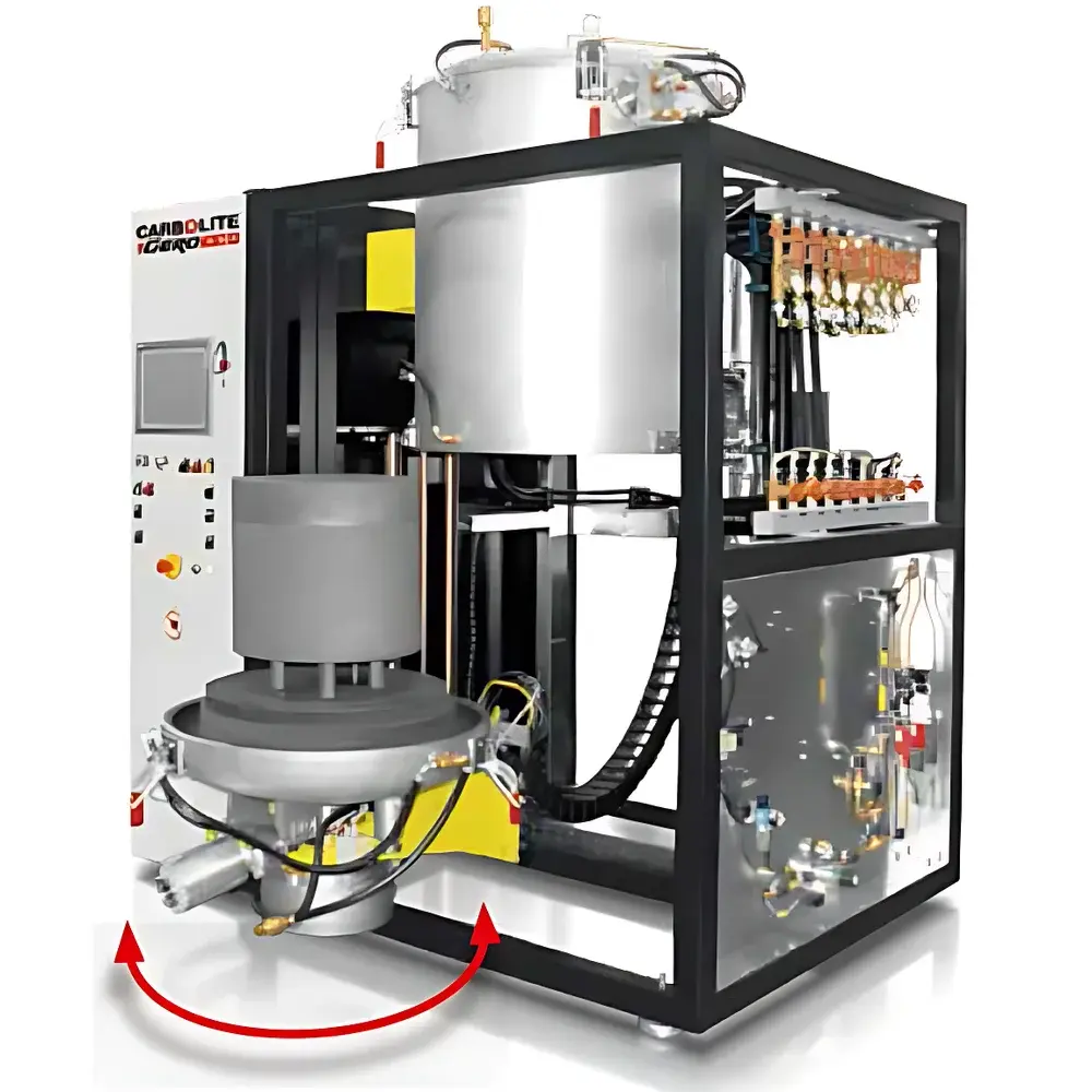 Carbolite Gero HTBL Series Bottom-Loading High-Temperature Vacuum Tube Furnace