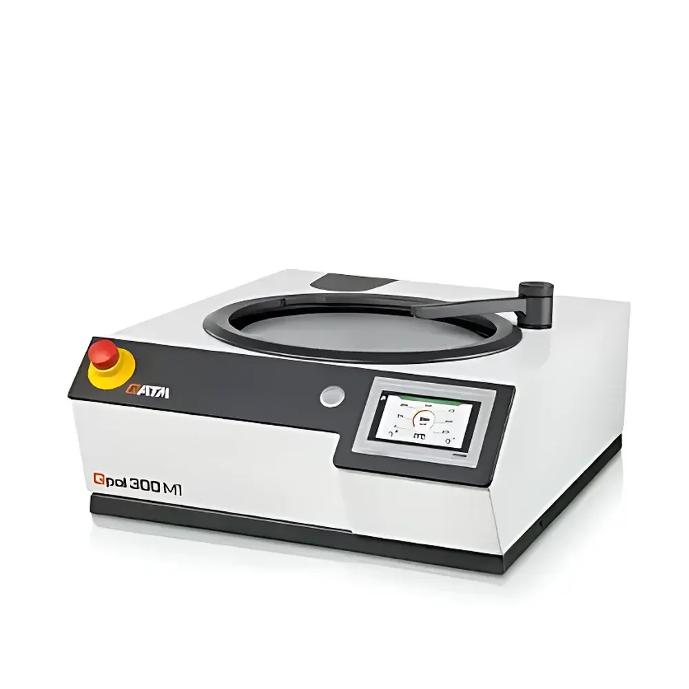 QATM Qpol 300 M1 Manual Single-Disc Grinding and Polishing Machine