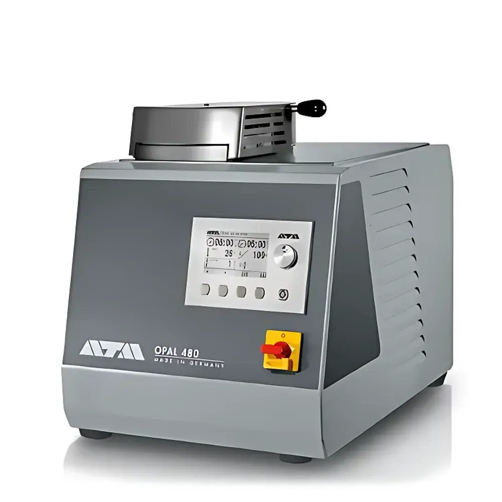 QATM Opal 480 Fully Hydraulic Hot Mounting Press