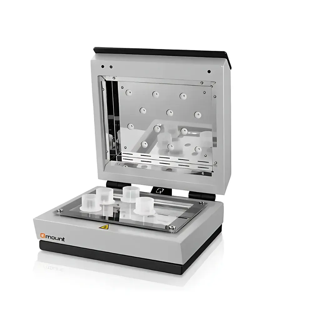 QATM Qmount UV Curing Mounting Press