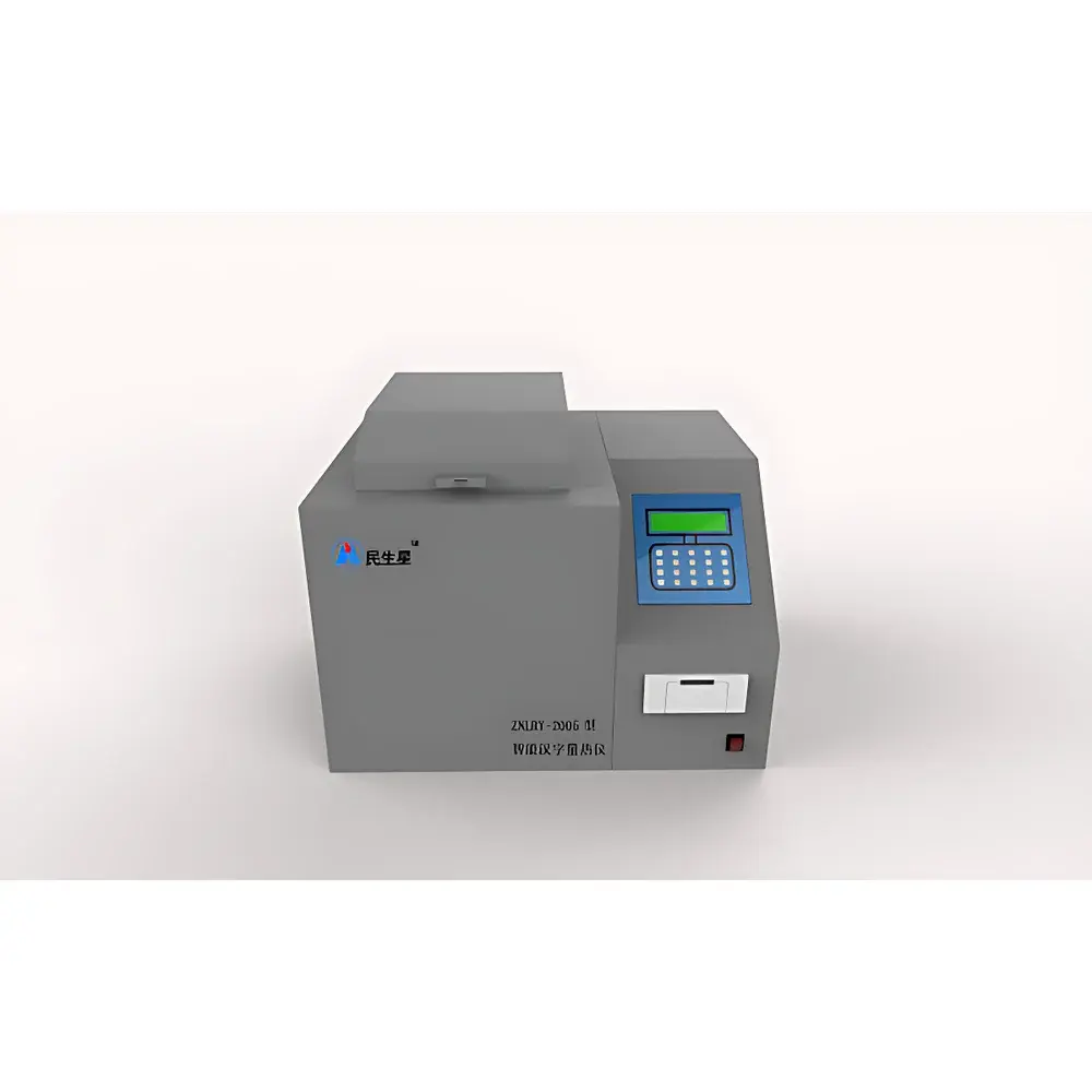 MingShen Science ZNLRY-2005 Intelligent Chinese-Display Isoperibolic Oxygen Bomb Calorimeter