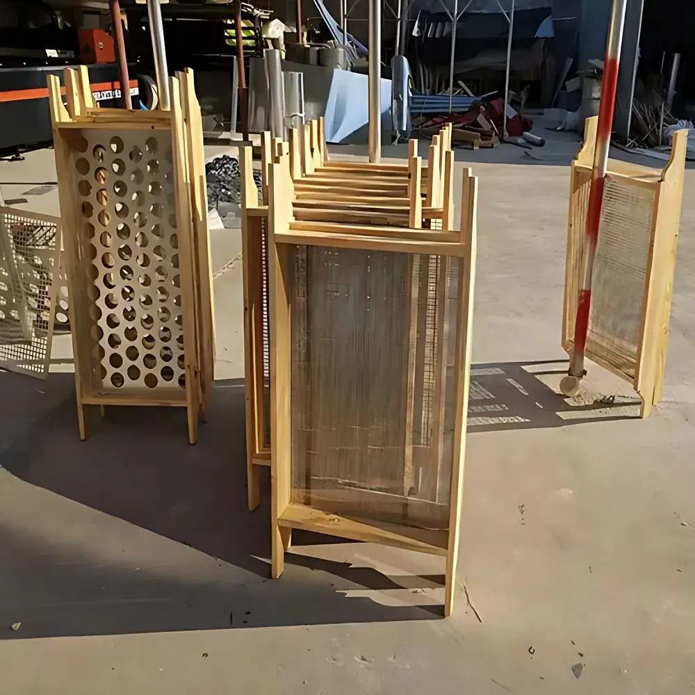 MingShen Science Manual Wooden-Frame Coal Sample Sieve for Sample Preparation Laboratories