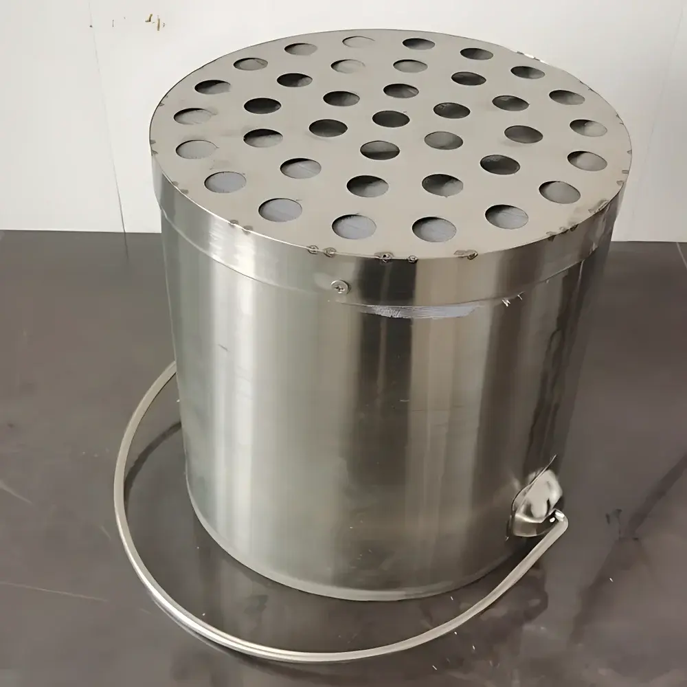 MingShen Science Stainless Steel Sieve-Bottom Sink-Float Testing Bucket Set